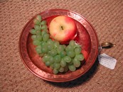 Wonderful Hammered Copper Comport - Arts & Crafts
