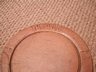 Vintage English Round Wooden Breadboard