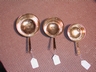 Old English Brass Handled Colanders (set of 3)