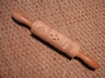 Vintage German Hand Carved Rolling Pin