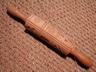 Vintage German Hand Carved Rolling Pin