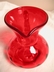 Blenko Ruby Red Hand Blown Art Glass Pitcher