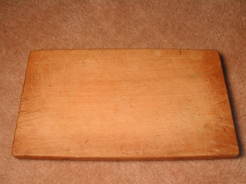 Lovely Vintage English Biscuit Board & Rolling Pin