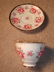 Lovely Royal Stafford English Roses & Brushed Gold Teacup/Saucer