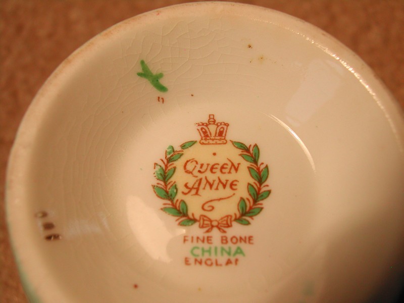 Fantastic Turquoise Queen Anne Staffordshire Teacup (only)