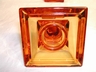 Wonderful Amber Viking Dish & Lid With Finial