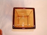 Wonderful Amber Viking Dish & Lid With Finial