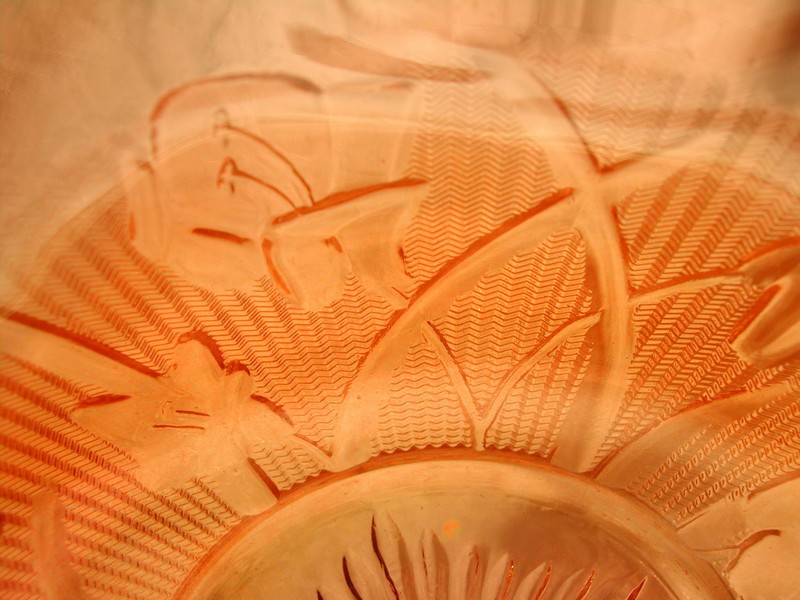 Lovely Jeannette Glass Co. Iris & Herringbone Bowl Marigold