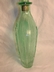 Old Liberty Green Glass Decanter Eagle
