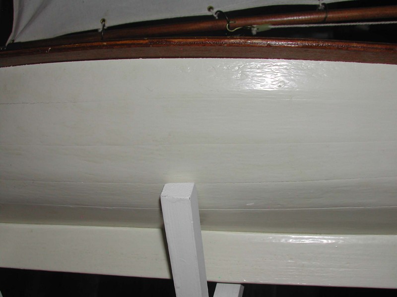 Old Wooden Pond Yacht Sailboat Dingy