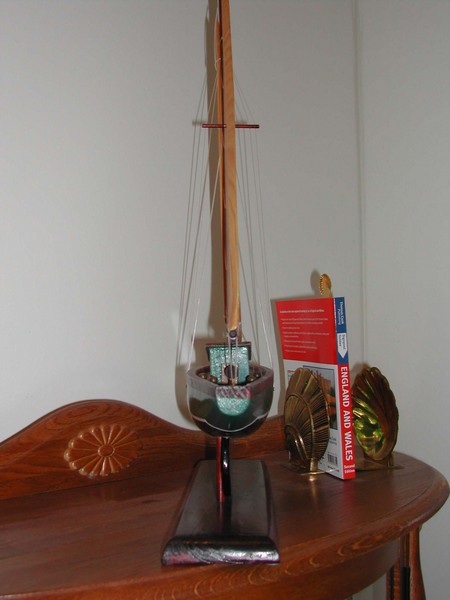 Old Wood Sailboat Model Wood Sails