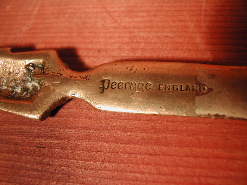 Vintage “Jenny Jones” English Brass Letter Opener