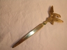 A Virginia Metalcrafters Vintage Brass Eagle Letter Opener