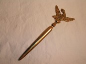 A Virginia Metalcrafters Vintage Brass Eagle Letter Opener
