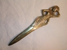 A Vintage Brass Art Nouveau Nude (Lady Godiva) Letter Opener