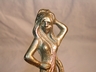 A Vintage Brass Art Nouveau Nude (Lady Godiva) Letter Opener