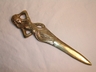 A Vintage Brass Art Nouveau Nude (Lady Godiva) Letter Opener