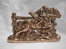Little Vintage English Brass Horse/Rider Letter Holder