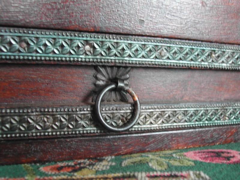 Vintage French Wooden Letter Box
