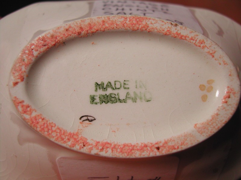Vintage English Chintz Individual Nut Dish