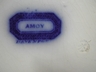 Flow Blue Plate/Amoy/Davenport c.1844
