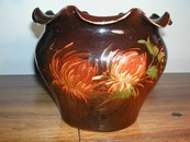 Ruffle Edge Rookwood? Louwelsa, Weller? Jardinière (unmarked)