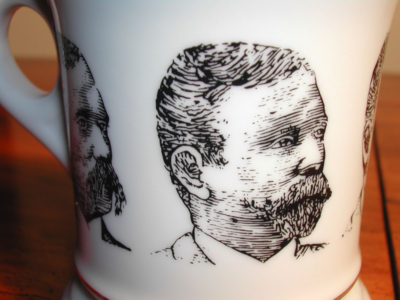Vintage Limoges Style Gentleman’s Shaving or Mustache Mug