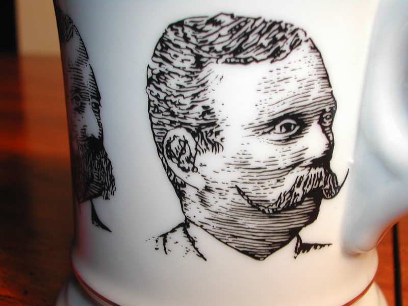 Vintage Limoges Style Gentleman’s Shaving or Mustache Mug