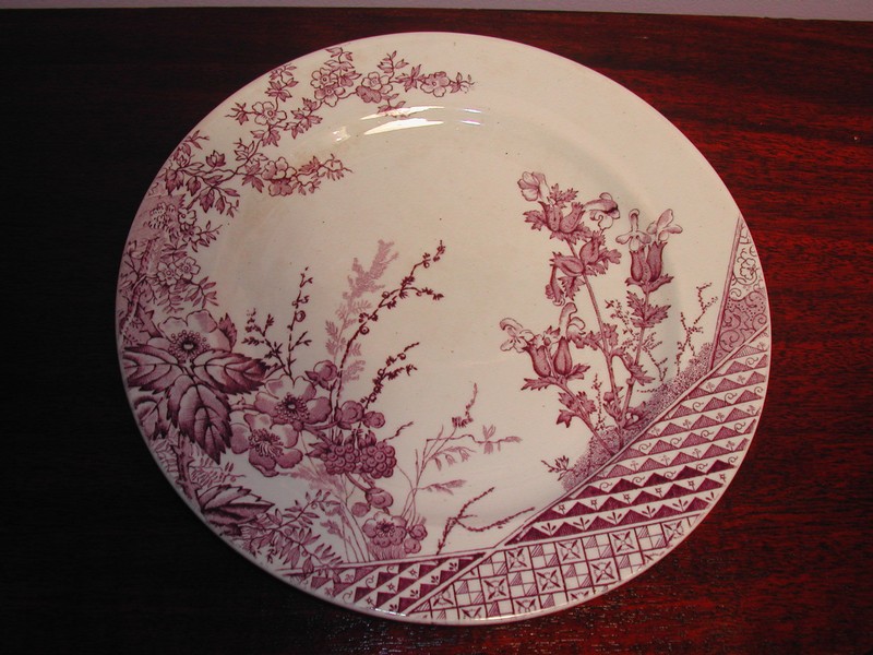 JM & S Mulberry Ironstone Plate England