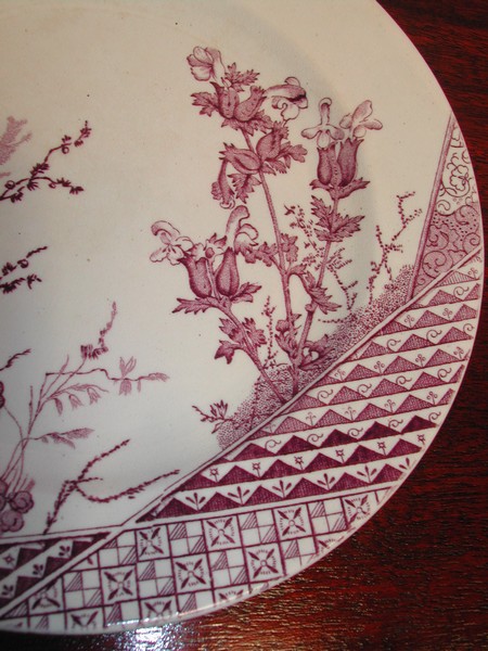 JM & S Mulberry Ironstone Plate England