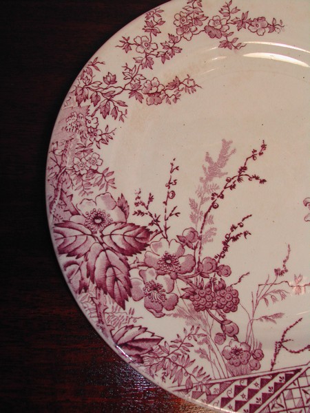 JM & S Mulberry Ironstone Plate England