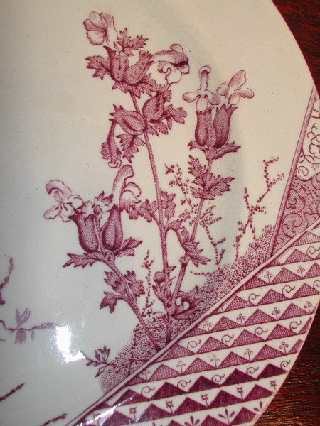 JM & S Mulberry Ironstone Plate England