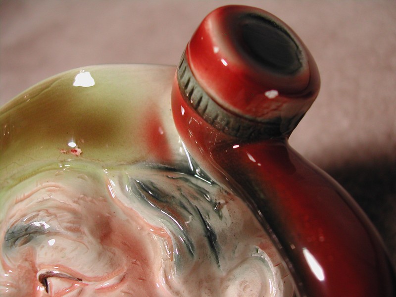 Vintage Gentleman with Pipe Character jug (mug) Austria