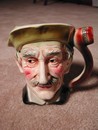 Vintage Gentleman with Pipe Character jug (mug) Austria