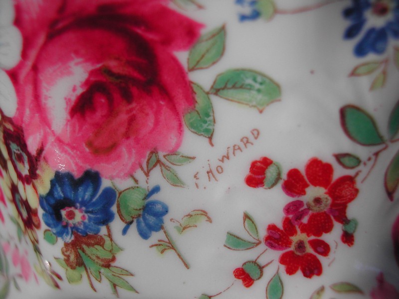 Vintage Hammersley & Co. Chintz Cream & Sugar (England-signed)