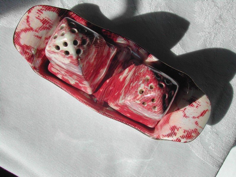 Royal Winton Grimwades Chintz Salt & Pepper Set Roses