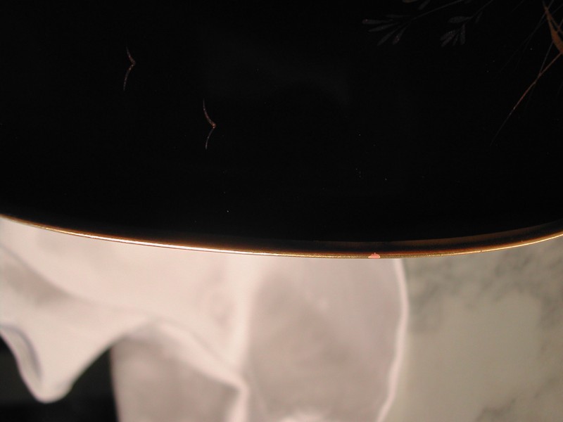 Rosenthal Germany Cobalt Blue Gold Fine China Plate Goose