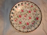 Lefton Chintz Roses Comport/Compote Gold Trim