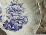 English D.B. & Co. Blue/White Poppy Porridge Bowl