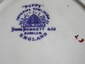 English D.B. & Co. Blue/White Poppy Porridge Bowl