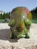 Vintage Majolica Ceramic Art Pottery Pig Piggy Bank