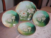 Vintage Bavaria/Limoges Porcelain Cake Set