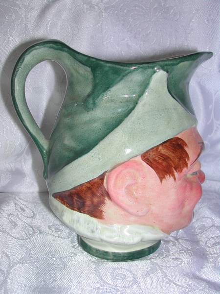 Vintage Lancaster and Sandland Ltd. Puck Character Pitcher