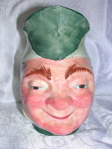 Vintage Lancaster and Sandland Ltd. Puck Character Pitcher