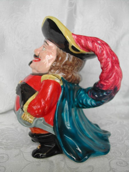Staffordshire Sylvan England Musketeer Character Jug/Pitcher