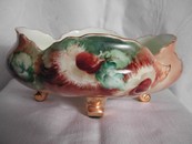 A Hand Painted J&C Footed Bowl Bavaria Germany c.1902