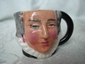 Miniature Queen Elizabeth Toby Jug Snelware England