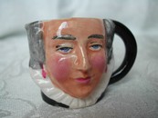 Miniature Queen Elizabeth Toby Jug Snelware England