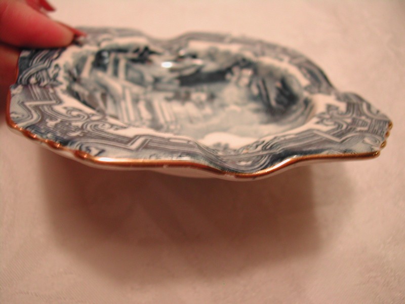 Vintage Grimwades Davenport “Genoa” Blue & White Ash Tray