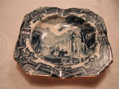 Vintage Grimwades Davenport “Genoa” Blue & White Ash Tray